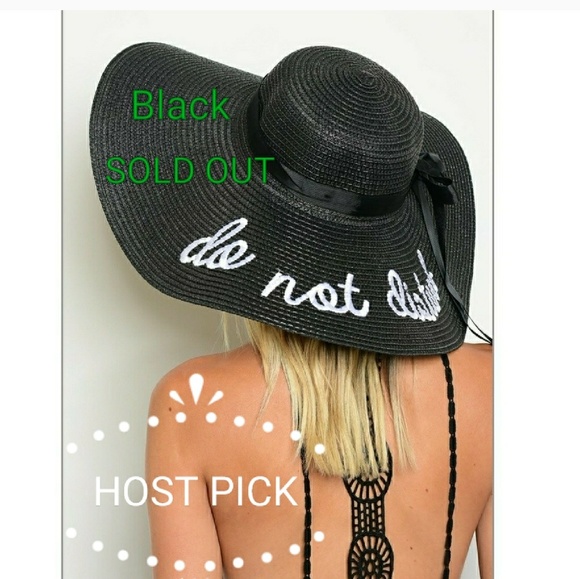 💖HP💖NWT wide brim beach hats - Picture 2 of 2